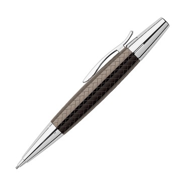 【非庫存商品急單勿下】Faber-Castell 輝柏 E-MOTION 鑲木紋旋轉鉛筆 1.4mm筆芯 深褐色 NO.138355 (NOD)