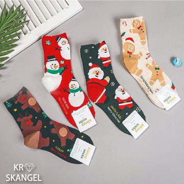 韓國襪 韓版襪 節慶襪子 聖誕襪 雪人襪 中筒襪 聖誕老人襪子 麋鹿襪 聖誕樹襪子 聖誕禮物薑餅人 台灣出貨 台灣賣家