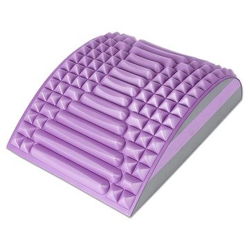 QiMart 多部位腰椎伸展按摩放鬆輔助墊  丁香紫  1個