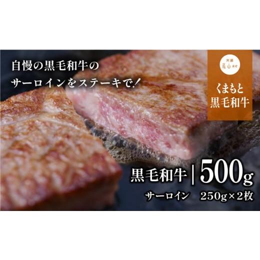 ふるさと納税 熊本県 産山村 くまもと黒毛和牛・サーロイン約500g