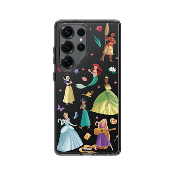 Galaxy S25 Ultra Clear 酷墨灰 - 迪士尼-公主系列 Disney Princess - 迪士尼公主 - 貼紙風格