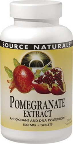 Source Naturals Pomegranate Extract 500 mg - 60 Tablets