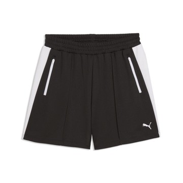 PUMA 短褲 流行系列 T7 黑白 寬鬆 4吋 休閒短褲 女 63686801