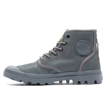 PALLADIUM PAMPA HI COATED 皮革高筒靴 霧灰色 休閒鞋 男女鞋 74375068