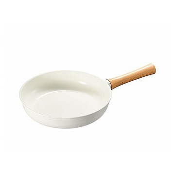 日式櫸木柄陶瓷不沾鍋(24cm煎鍋／無鍋蓋)1入 ※限宅配