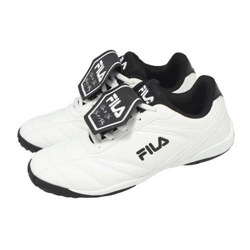 Fila 休閒鞋 Calcio Uno 女鞋 白 黑 復古 世足 足球鞋 5C331A110