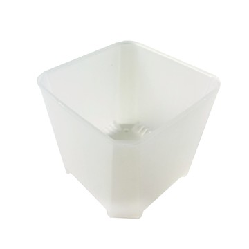 多肉透氣四方矮盆4吋(矮) (透明)-20入/組