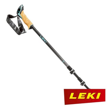 【德國 LEKI】Cressida AS 泡棉直把鋁合金雙快扣避震登山杖 65221151 戶外 露營 登山 健行 休閒 避震 登山杖