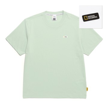 男女同款 NEODY 小LOGO 基本款 短袖上衣 - 薄荷綠色 (V2)