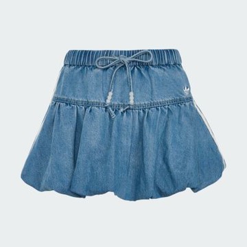 Adidas 愛迪達 Bubble Skirt KY5751 女 泡泡裙 丹寧藍 亞版 短裙