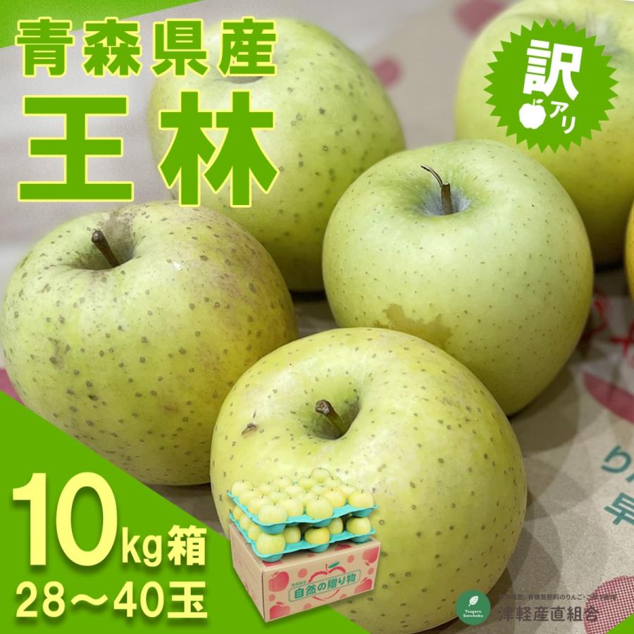 令和6年1月中旬頃発送訳あり 産地直送♪王林 10キロ箱 28〜40玉 内容量 約10キロ 津軽産直組合直送 津軽りんご 青森県産 B品