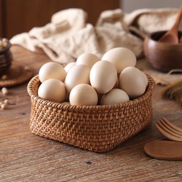 異麗越南秋藤 編收納筐家用堅果干果水果藤編筐饅頭筐零食收納筐