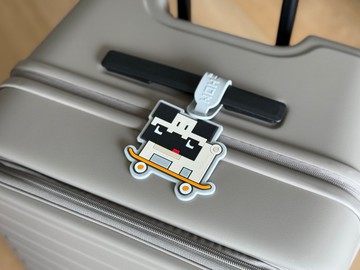 行李牌 - 巴哥犬圖案