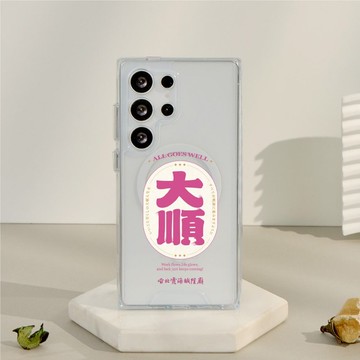 霞海城隍廟大順防摔透明SAMSUNG手機殼