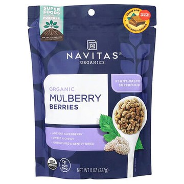 Navitas Organics, 有機桑椹漿果，8 盎司（227 克）