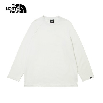 UE男款米色純棉長袖上衣｜8BTKFNN