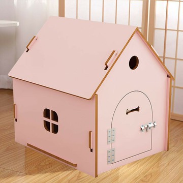 狗屋 木質狗窩四季通用貓窩貓屋室內狗屋泰迪小型犬狗房子帶門寵物木屋