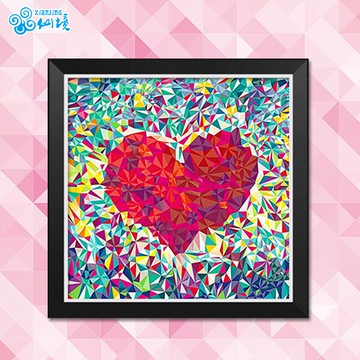 仙境5D鉆石畫滿鉆臥室餐廳卡通小幅簡單鉆石繡貼鉆十字繡磚石畫