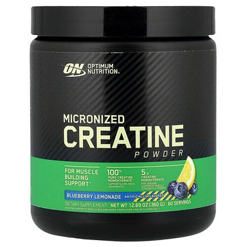 Optimum Nutrition, 微粒化肌酸粉，藍莓檸檬水味，12.69 盎司（360 克）