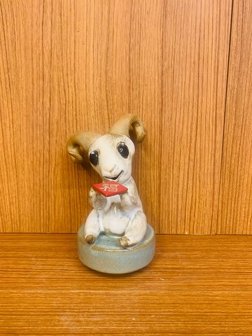 N131白房子十二生肖精油陶瓷音樂盒(羊)