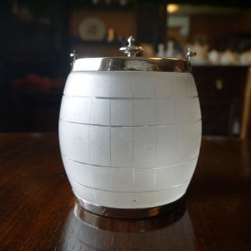 磨砂玻璃餅乾罐 餅乾罐 餅乾盒 糖果罐 MAPPIN&WEBB 12kway7