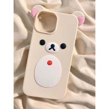 超火日韓ins可愛卡通草莓小熊適用iphone17ProMax蘋果16/14Pro手機殼14/13/12/11趣味防摔15大孔全包防摔軟膠