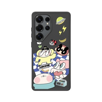 Galaxy S25 Ultra SolidSuit 黑 - 鹿人 Twodeerman - 草地野餐小隊