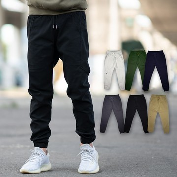 【NB1554J】拼接剪裁大彈力全素面長褲休閒褲縮口褲(GB69598)