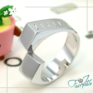 【伊飾童話】方塊思維＊心靈契合男女戒/尺寸可選