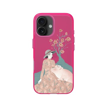 iPhone 16 Clear 粉漾桃 - 欣蒂小姐 Miss Cyndi - 靈獸 / 吾與紅櫻