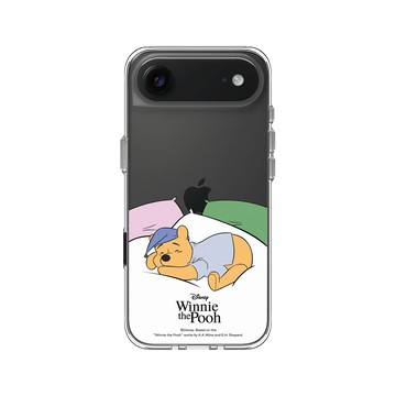 iPhone Air Clear Case（相機按鈕） 透明 - 迪士尼-小熊維尼 Disney Winnie The Pooh - 枕頭上的維尼