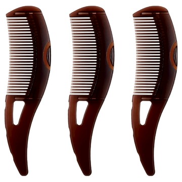 小麥購物 免洗頭梳子 Y568 29g  3支  咖啡色