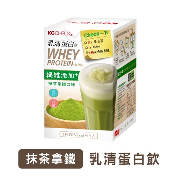 ★E★KG蛋白飲-抹茶拿鐵口味(43gx6包)