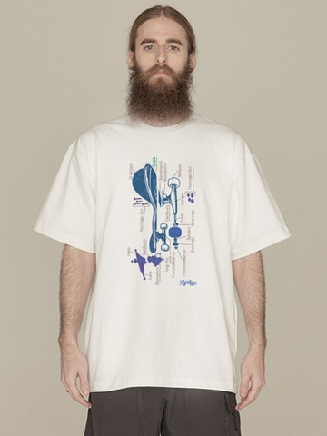 Assembly Graphic Print Short-Sleeve T-Shirt White