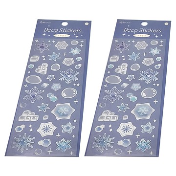 宇宙泡泡裝飾貼紙 - 冰雪童話  3組