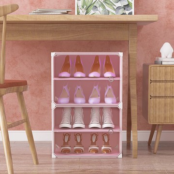 鞋盒收納盒透明鞋子收納神器省空間防塵抽屜式學生宿舍桌下鞋架子