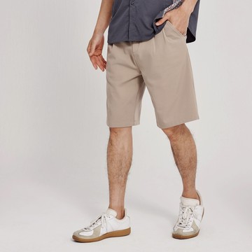 OB嚴選 彈性斜紋腰頭造型釦帶西裝短褲 《KL1543》男裝/現貨/大尺碼