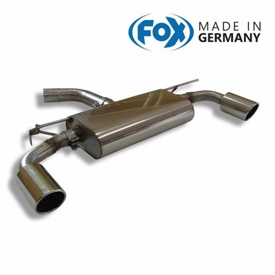 FOX フォックス オールステンレスマフラーVWGolf7 / ゴルフ7 R FOX フォックス オールステンレスマフラー（フロント+