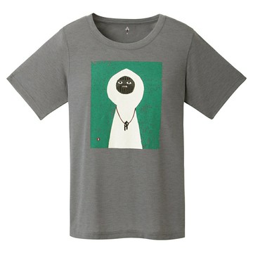 ├登山樂┤日本 mont-bell WIC. T-SHIRT 白山男 女透氣排汗短袖-灰色 # 1114177GMH