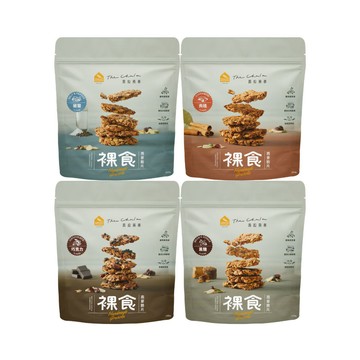 【蝦皮直營】The Chala 蕎拉燕麥 裸食燕麥脆片/4種口味/黑糖/巧克力/肉桂/椒鹽