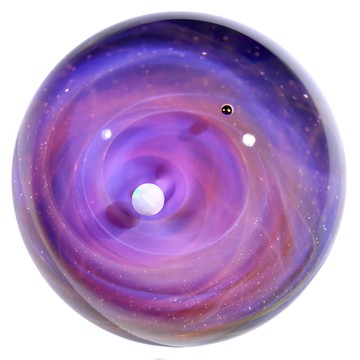 51mm 24K金球宇宙玻璃球擺設 no.M180