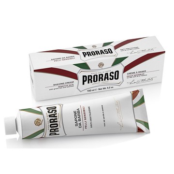 【現貨】PRORASO 刮鬍膏 白色 敏感肌專用