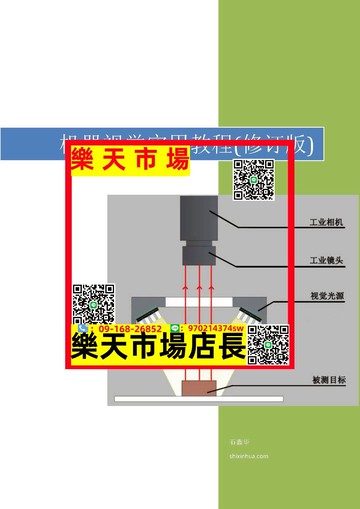 機器視覺實用教程(修訂版和視頻)工業相機鏡頭光源電源選型