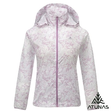 【ATUNAS 歐都納】女款蚊瘋不動涼感外套A1GA2603WC淺紫印花