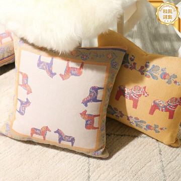 【北歐純棉可拆洗】美式抱枕 靠墊 腰枕 沙發靠枕 辦公室靠墊 北歐風抱枕 純棉面料 舒適支撐 多場景適用