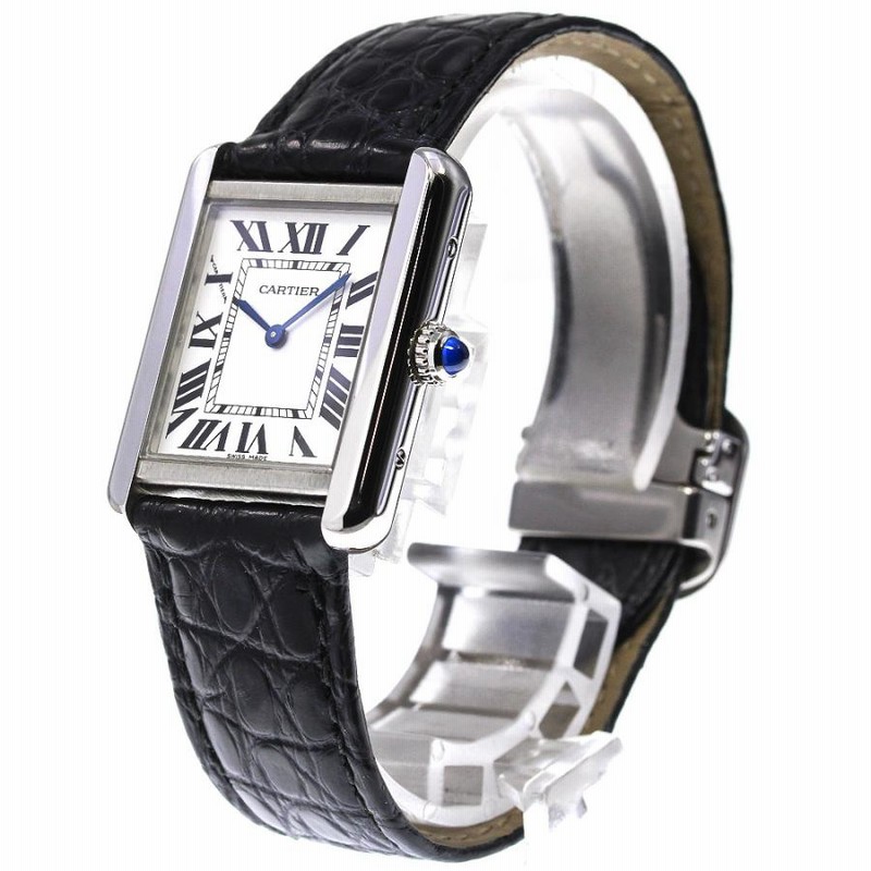 ☆良品 【CARTIER】カルティエ タンクソロ SM W5200005 クォーツ  