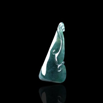 【願‧事事如意】冰種飄花翡翠如意 | 天然緬甸玉翡翠A貨 | 送禮