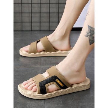 拖鞋男士浴室涼拖鞋軟底室內防滑家用家居防滑厚底踩屎感拖鞋夏天