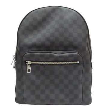 LOUIS VUITTON LV 路易威登 黑色 棋盤格 帆布 Josh 後背包 N41473 【二手名牌BRAND OFF】