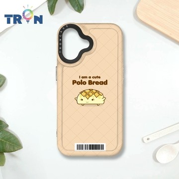 TRON IPHONE 16 波羅麵包君表情包系列 防摔 MAGSAFE 磁吸 太空載具殼 透黑 手機殼
